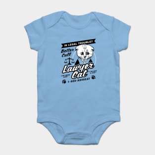 Lawyer Cat Baby Bodysuit